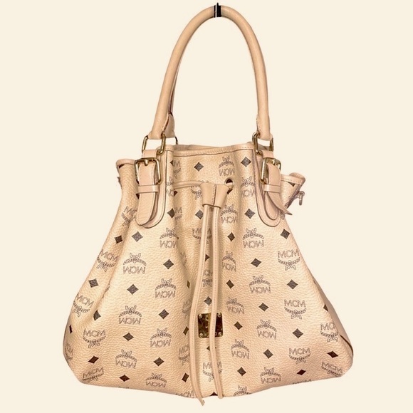 MCM Munchen Hobo Handbag, Crossbody, Shoulder Bag, Authentic. EUC - Picture 5 of 15